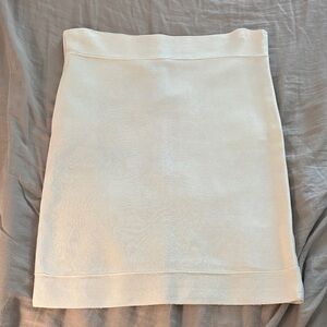BCBGMaxAzria Cream Pencil Skirt